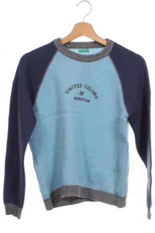 Детски пуловер United Colors Of Benetton, Размер 9-10y/ 140-146 см, Цвят Син, Цена 13,20 лв.