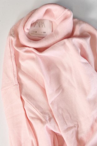 Kinderpullover Zara, Größe 7-8y/ 128-134 cm, Farbe Rosa, Preis € 6,57