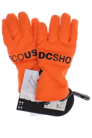 Детски ръкавици за зимни спортове DC Shoes, Цвят Оранжев, Цена 43,40 лв.