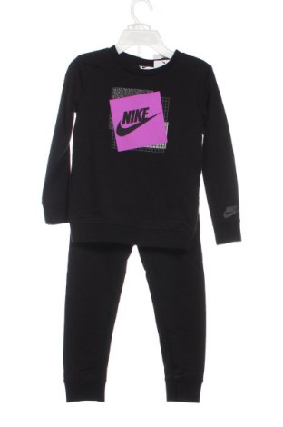 Kinder Sportanzug Nike, Größe 5-6y/ 116-122 cm, Farbe Schwarz, Preis 45,93 €