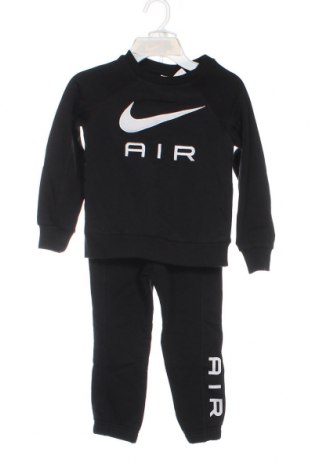 Kinder Sportanzug Nike, Größe 2-3y/ 98-104 cm, Farbe Schwarz, Preis 45,93 €