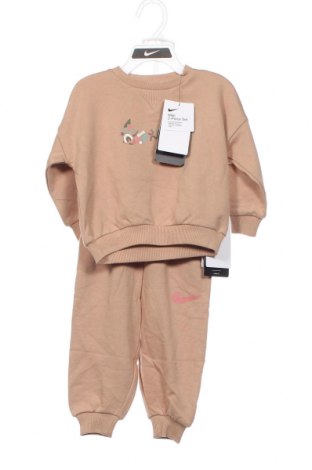 Kinder Sportanzug Nike, Größe 18-24m/ 86-98 cm, Farbe Beige, Preis € 40,72