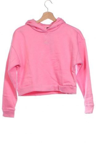 Детски суичър Adidas, Размер 10-11y/ 146-152 см, Цвят Розов, Цена 81,60 лв.
