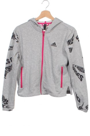 Детски суичър Adidas, Размер 13-14y/ 164-168 см, Цвят Сив, Цена 21,66 лв.