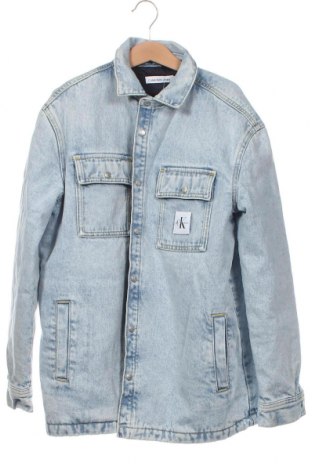 Παιδικό τζίν μπουφάν Calvin Klein Jeans, Μέγεθος 11-12y/ 152-158 εκ., Χρώμα Μπλέ, Τιμή 52,27 €