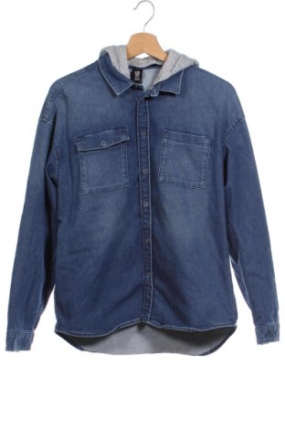 Kinder Jeansjacke H&M, Größe 13-14y/ 164-168 cm, Farbe Blau, Preis 11,40 €