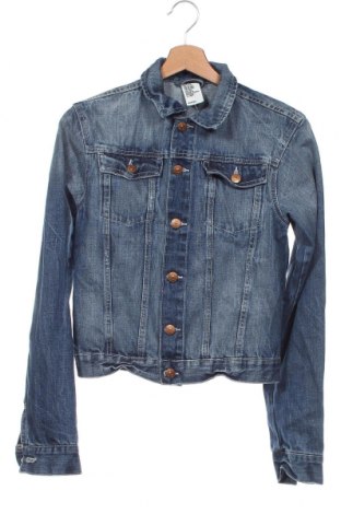 Dětská džínová bunda  H&M, Velikost 13-14y/ 164-168 cm, Barva Modrá, Cena  364,00 Kč