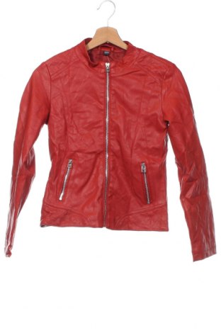Detská kožená bunda , Veľkosť 12-13y/ 158-164 cm, Farba Červená, Cena  14,29 €