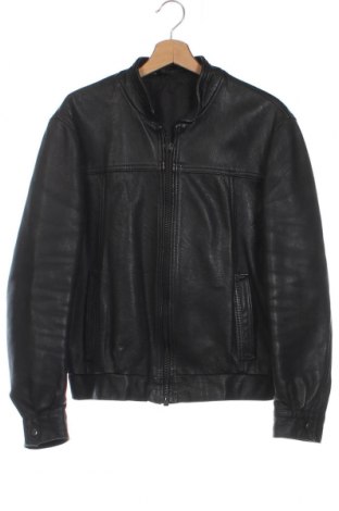 Detská kožená bunda , Veľkosť 15-18y/ 170-176 cm, Farba Čierna, Cena  17,80 €