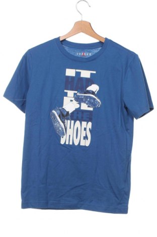 Kinder Shirt Air Jordan Nike, Größe 12-13y/ 158-164 cm, Farbe Blau, Preis 24,33 €