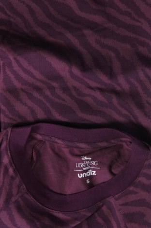 Γυναικείο t-shirt Undiz, Μέγεθος S, Χρώμα Βιολετί, Τιμή 9,92 €