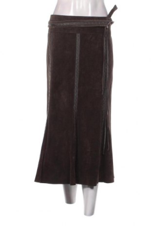 Kožená sukňa  Apriori, Veľkosť XL, Farba Hnedá, Cena  18,47 €