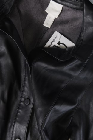 Rochie de piele H&M, Mărime XS, Culoare Negru, Preț 23,85 Lei