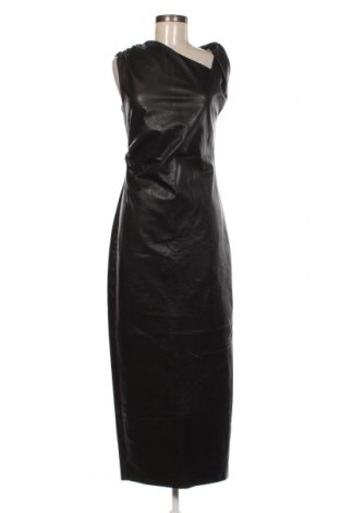 Δερμάτινο φόρεμα Zara, Μέγεθος M, Χρώμα Μαύρο, Τιμή 24,18 €