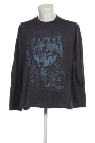 Ανδρική μπλούζα Atlas For Men, Μέγεθος XXL, Χρώμα Μπλέ, Τιμή 7,05 €