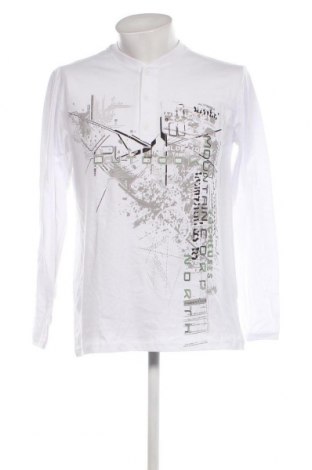 Ανδρική μπλούζα Atlas For Men, Μέγεθος M, Χρώμα Λευκό, Τιμή 7,05 €