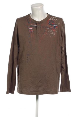 Ανδρική μπλούζα Atlas For Men, Μέγεθος 3XL, Χρώμα Καφέ, Τιμή 11,16 €