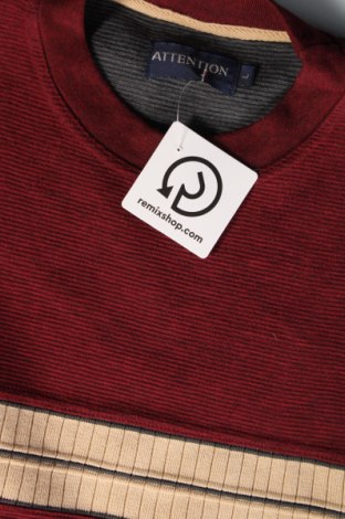 Herren Shirt Attention, Größe L, Farbe Rot, Preis 5,95 €
