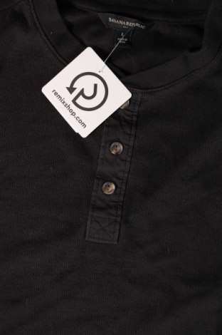 Ανδρική μπλούζα Banana Republic, Μέγεθος L, Χρώμα Μαύρο, Τιμή 22,27 €