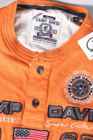 Ανδρική μπλούζα Camp David, Μέγεθος M, Χρώμα Πορτοκαλί, Τιμή 20,78 €