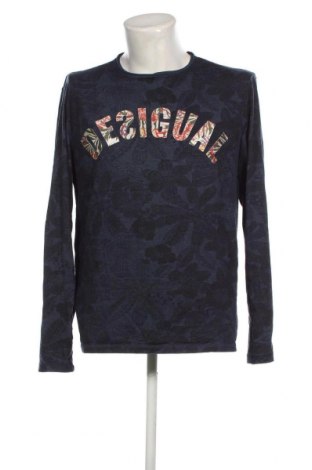 Ανδρική μπλούζα Desigual, Μέγεθος XL, Χρώμα Μπλέ, Τιμή 29,69 €