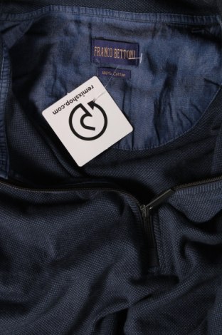 Мъжка блуза Franco Bettoni, Размер XXL, Цвят Син, Цена 8,36 лв.