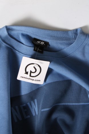 Pánské tričko  H&M, Velikost M, Barva Modrá, Cena  112,00 Kč