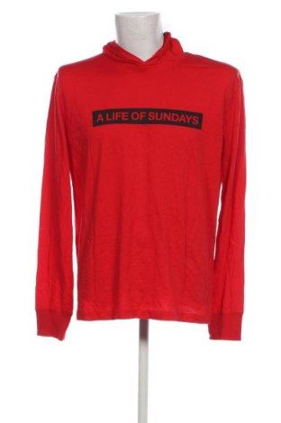 Herren Shirt H&M L.O.G.G., Größe L, Farbe Rot, Preis 7,40 €