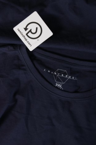 Ανδρική μπλούζα J.Hart & Bros., Μέγεθος 3XL, Χρώμα Μπλέ, Τιμή 10,58 €