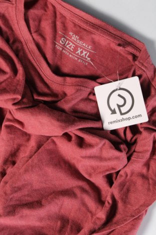 Pánske tričko  Jean Pascale, Veľkosť XXL, Farba Červená, Cena  4,31 €