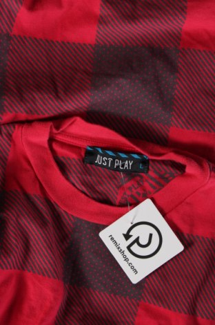 Herren Shirt Just Play, Größe L, Farbe Rosa, Preis 7,24 €