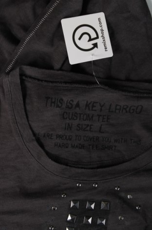 Herren Shirt Key Largo, Größe M, Farbe Schwarz, Preis 4,89 €