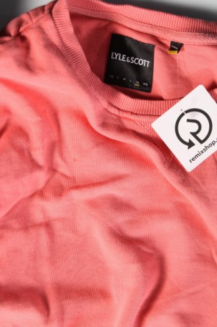 Ανδρική μπλούζα Lyle & Scott, Μέγεθος XL, Χρώμα Ρόζ , Τιμή 20,78 €