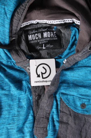 Herren Shirt Much More, Größe L, Farbe Blau, Preis 5,95 €