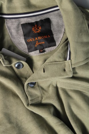 Ανδρική μπλούζα Oklahoma Jeans, Μέγεθος M, Χρώμα Πράσινο, Τιμή 3,70 €