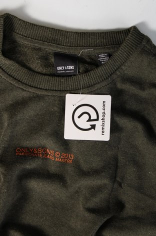 Herren Shirt Only & Sons, Größe M, Farbe Grün, Preis € 3,17