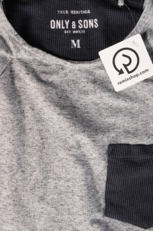 Herren Shirt Only & Sons, Größe M, Farbe Grau, Preis 4,63 €