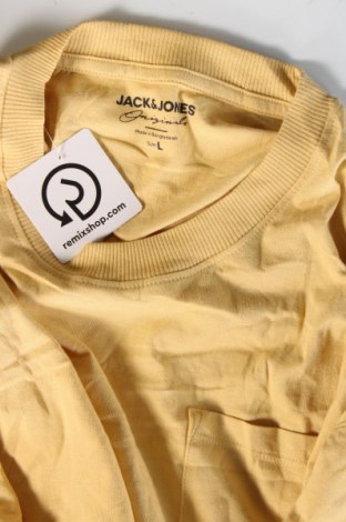 Męska bluzka Originals By Jack & Jones, Rozmiar L, Kolor Żółty, Cena 27,51 zł