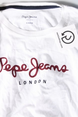 Herren Shirt Pepe Jeans, Größe M, Farbe Weiß, Preis 65,60 €
