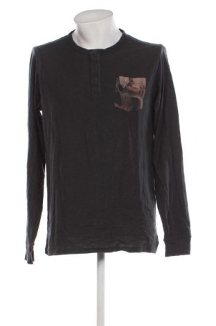 Ανδρική μπλούζα Pull&Bear, Μέγεθος L, Χρώμα Γκρί, Τιμή 4,70 €