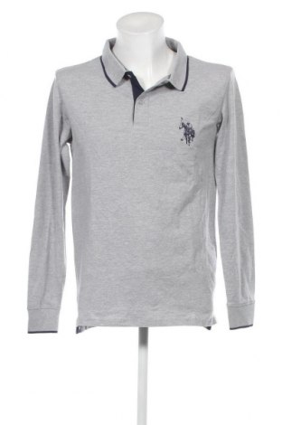 Мъжка блуза U.S. Polo Assn., Размер L, Цвят Сив, Цена 48,00 лв.