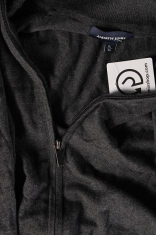 Ανδρική ζακέτα Andrew James, Μέγεθος XL, Χρώμα Γκρί, Τιμή 26,08 €
