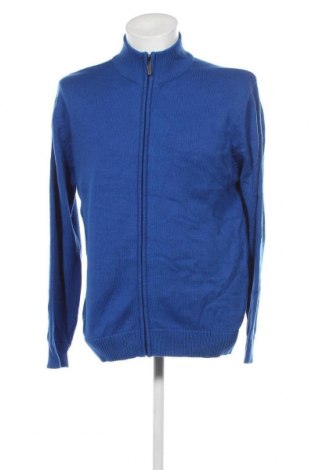 Jachetă tricotată de bărbați Authentic Clothing Company, Mărime L, Culoare Albastru, Preț 47,70 Lei