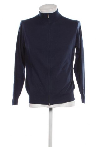 Jachetă tricotată de bărbați Cashmere Company, Mărime L, Culoare Albastru, Preț 436,18 Lei