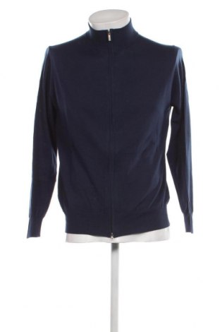 Herren Strickjacke Cashmere Company, Größe L, Farbe Blau, Preis 105,15 €