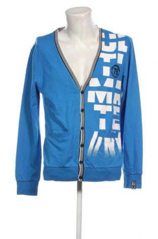 Jachetă tricotată de bărbați CoolCat, Mărime XL, Culoare Albastru, Preț 30,00 Lei