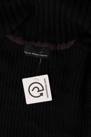 Jachetă tricotată de bărbați David Mayer Naman, Mărime L, Culoare Negru, Preț 221,05 Lei