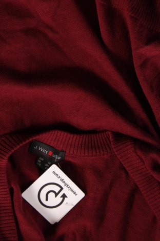 Jachetă tricotată de bărbați J.witt, Mărime XXL, Culoare Roșu, Preț 60,00 Lei