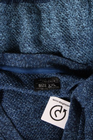 Jachetă tricotată de bărbați Jean Pascale, Mărime XXL, Culoare Albastru, Preț 54,37 Lei