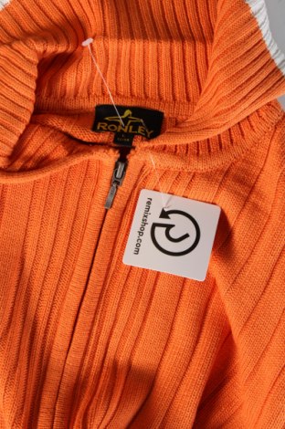 Herren Strickjacke Ronley, Größe L, Farbe Orange, Preis 6,66 €